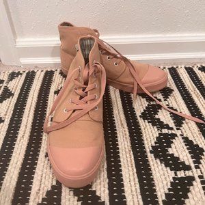 Pink Bangs High-top Sneakers